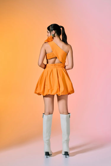 Mango Voluminous Mini Dress
