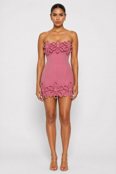 Plumeria Mini Dress