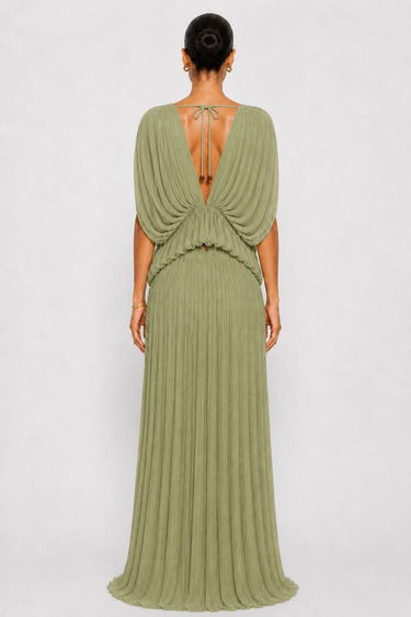 Solice drapped top
