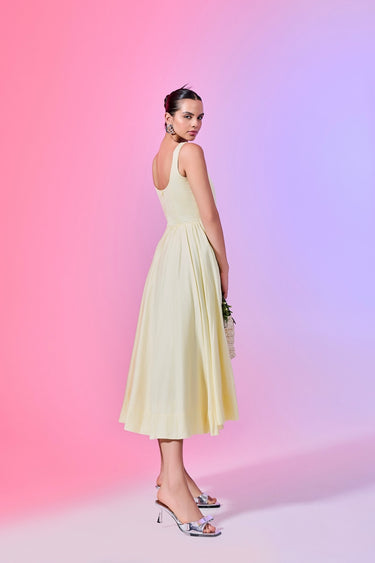 Victoria Corset Midi Dress