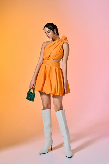 Mango Voluminous Mini Dress