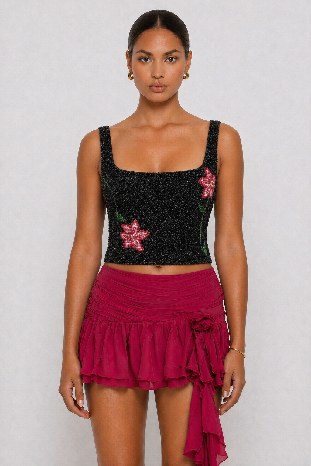 Label Frow Havana Beaded Top – Label Frow