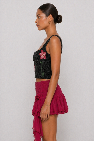 Havana Beaded Top