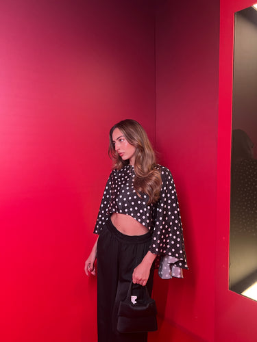 Poppy Cape Top