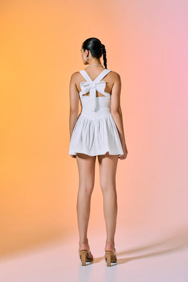 White Cindy Mini Dress
