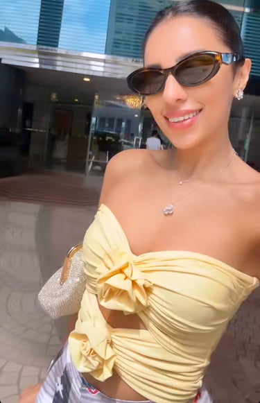 Sunflower Tube Top