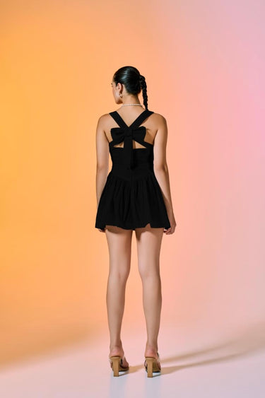 Black Cindy Mini Dress
