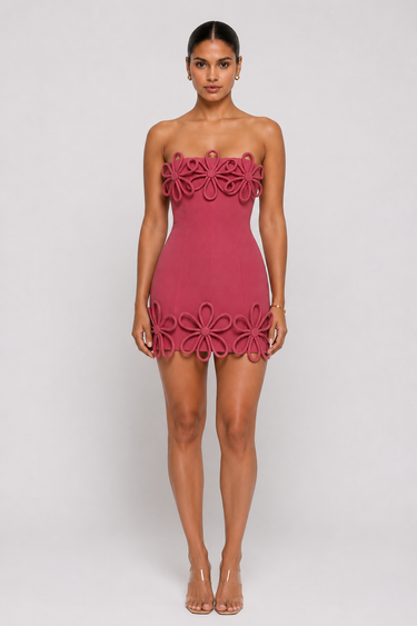 Plumeria Mini Dress